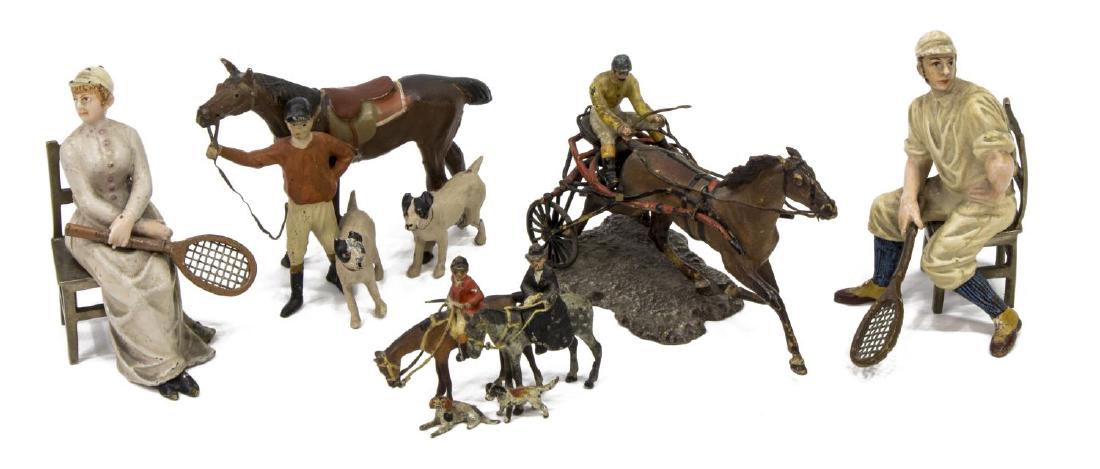 (5) PAINTED LEAD TOY FIGURES/MINIATURES, SPORTS (1 of 5)