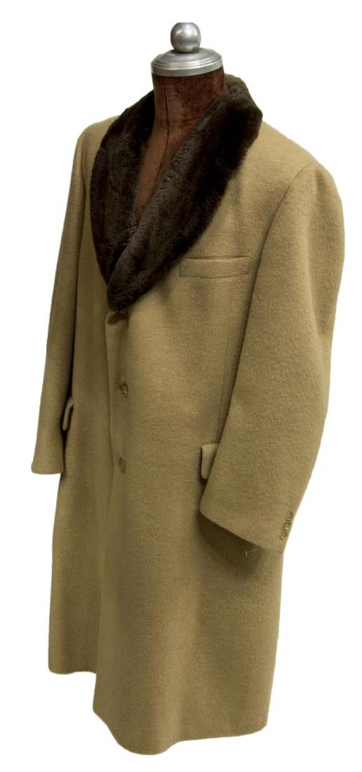 Mens Camel Hair Coat With Beaver Fur Shawl Lapel Dec 09 2017