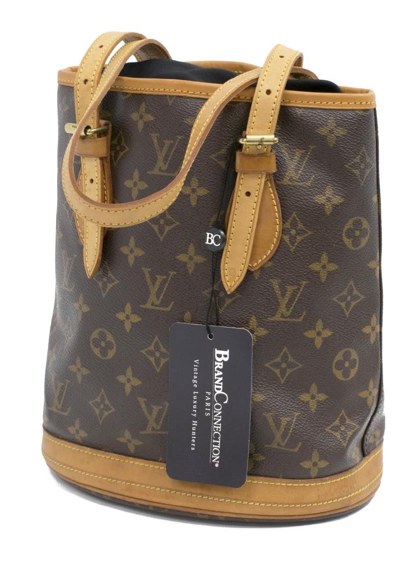 LOUIS VUITTON 'PETIT BUCKET' MONOGRAM CANVAS TOTE (1 of 4)