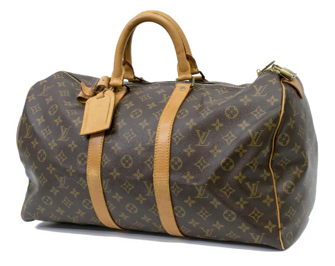 LOUIS VUITTON 'KEEPALL 45' MONOGRAM CANVAS DUFFEL (1 of 4)