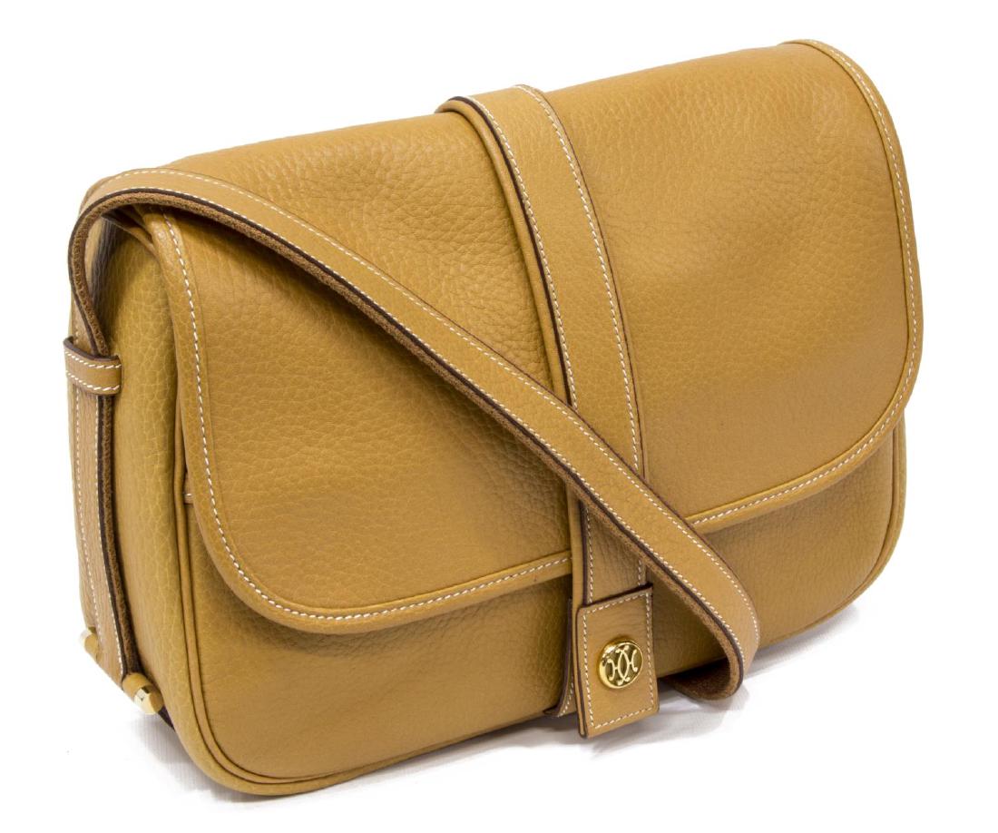 HERMES 'NOUMEA' CALFSKIN LEATHER SHOULDER BAG (1 of 5)