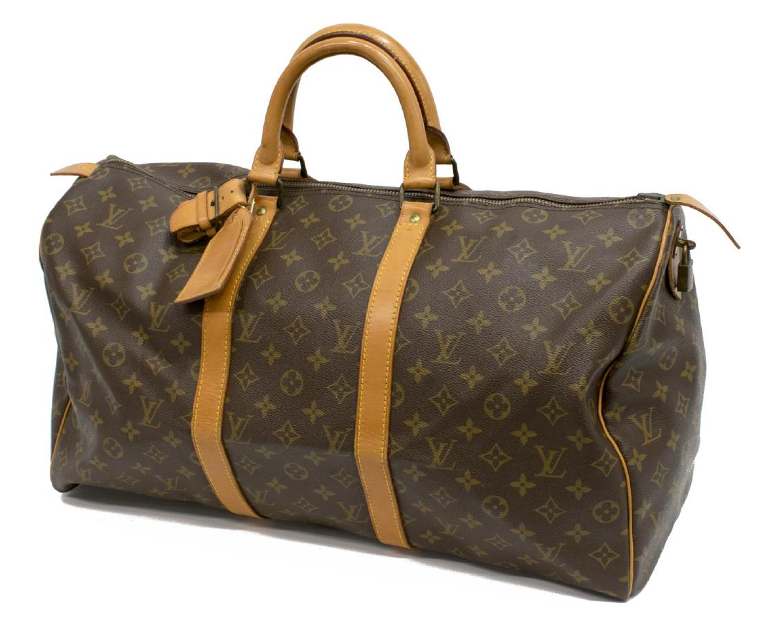 LOUIS VUITTON 'KEEPALL 45' MONOGRAM CANVAS BAG (1 of 4)