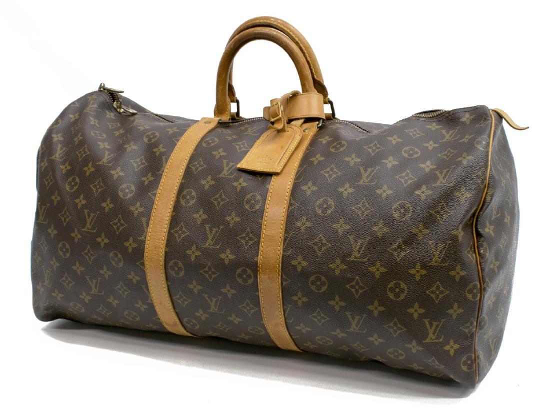 LOUIS VUITTON 'KEEPALL 55' MONOGRAM CANVAS DUFFLE (1 of 4)