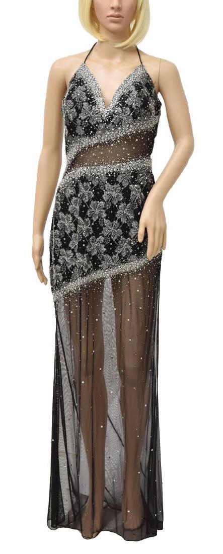 CLAIRE'S COLLECTION EMBELLISHED EVENING GOWN (1 of 9)