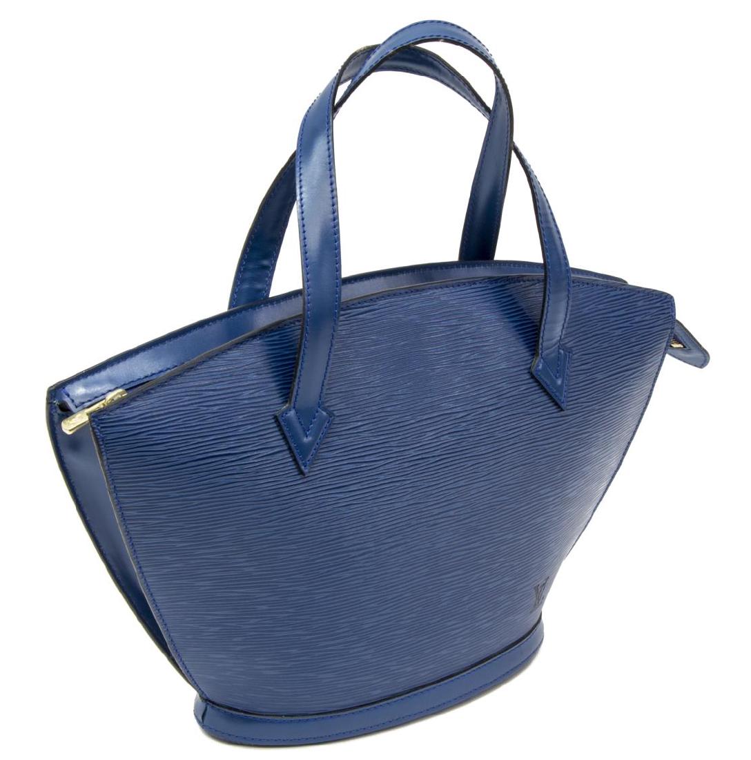 LOUIS VUITTON 'SAINT JACQUES' BLUE EPI LEATHER BAG (1 of 4)