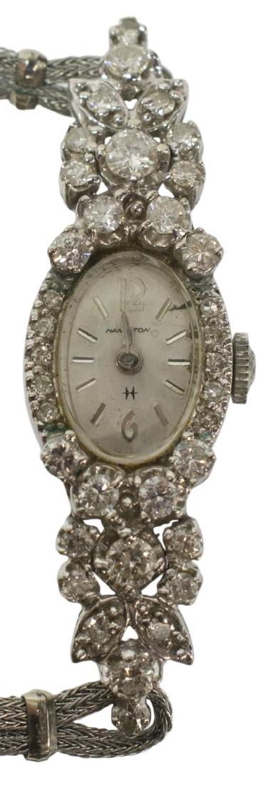 14KT WG & APPROX 1.00CTTW DIAMOND ESTATE WATCH (1 of 3)
