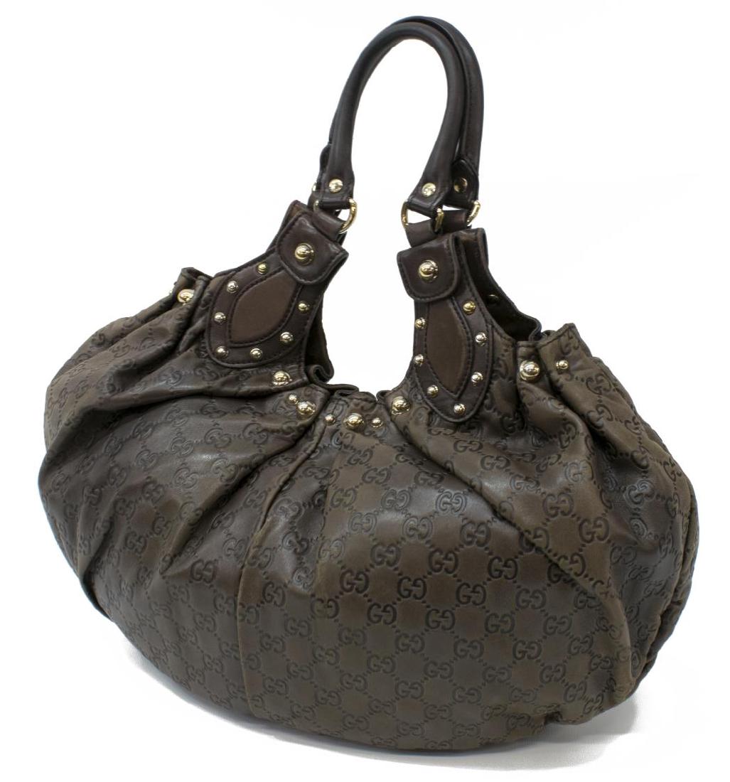 GUCCI 'PELHAM' MONOGRAM HOBO SHOULDER BAG (1 of 4)
