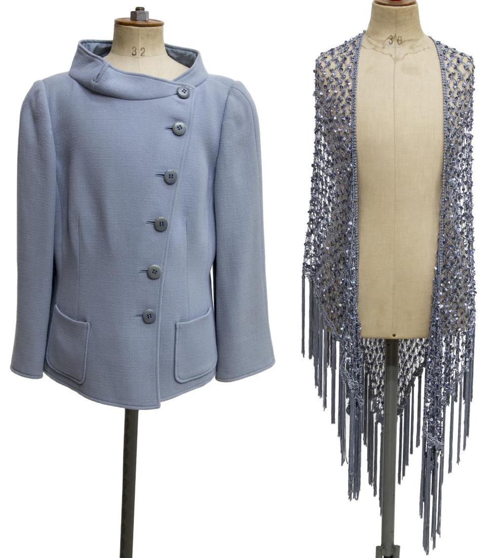 ARMANI COLLEZIONI ANTINEA SRL BLUE WOOL JACKET (1 of 5)