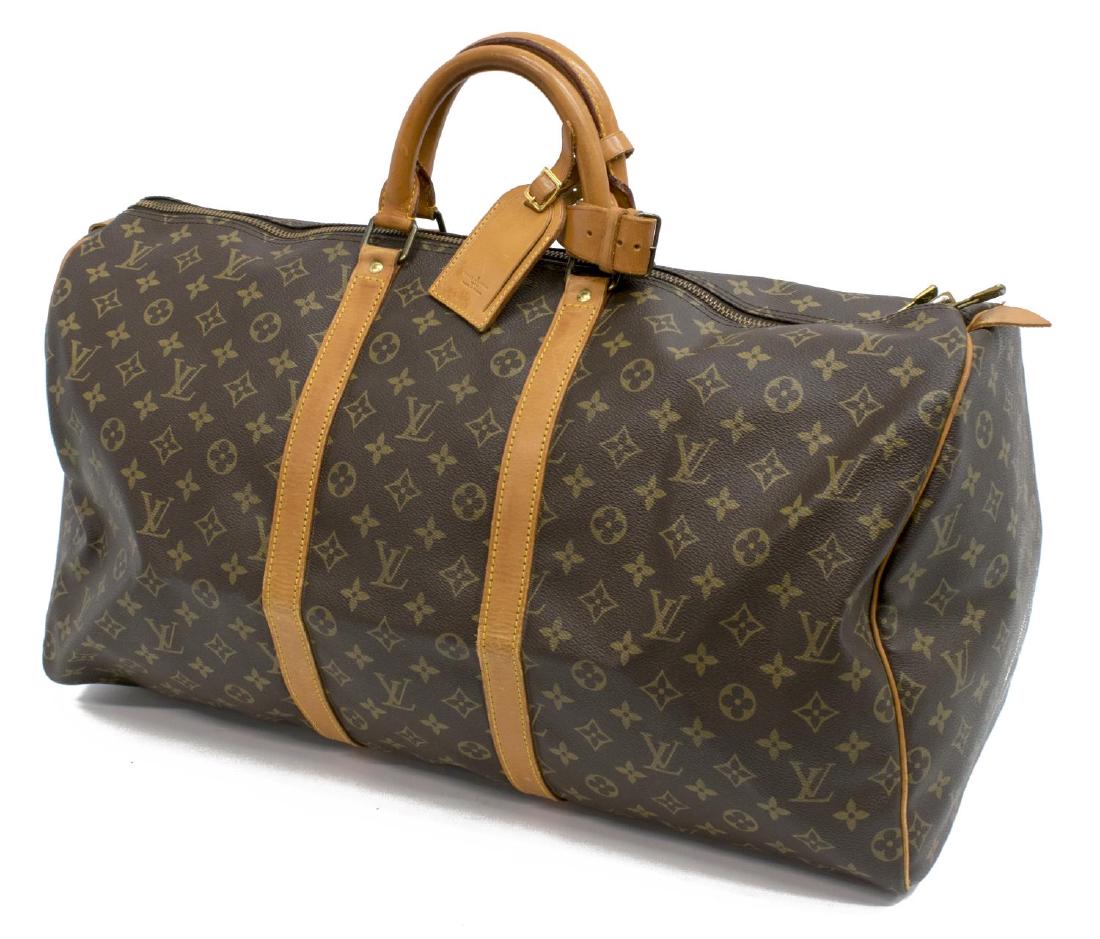 LOUIS VUITTON 'KEEPALL 55' MONOGRAM DUFFLE BAG (1 of 4)