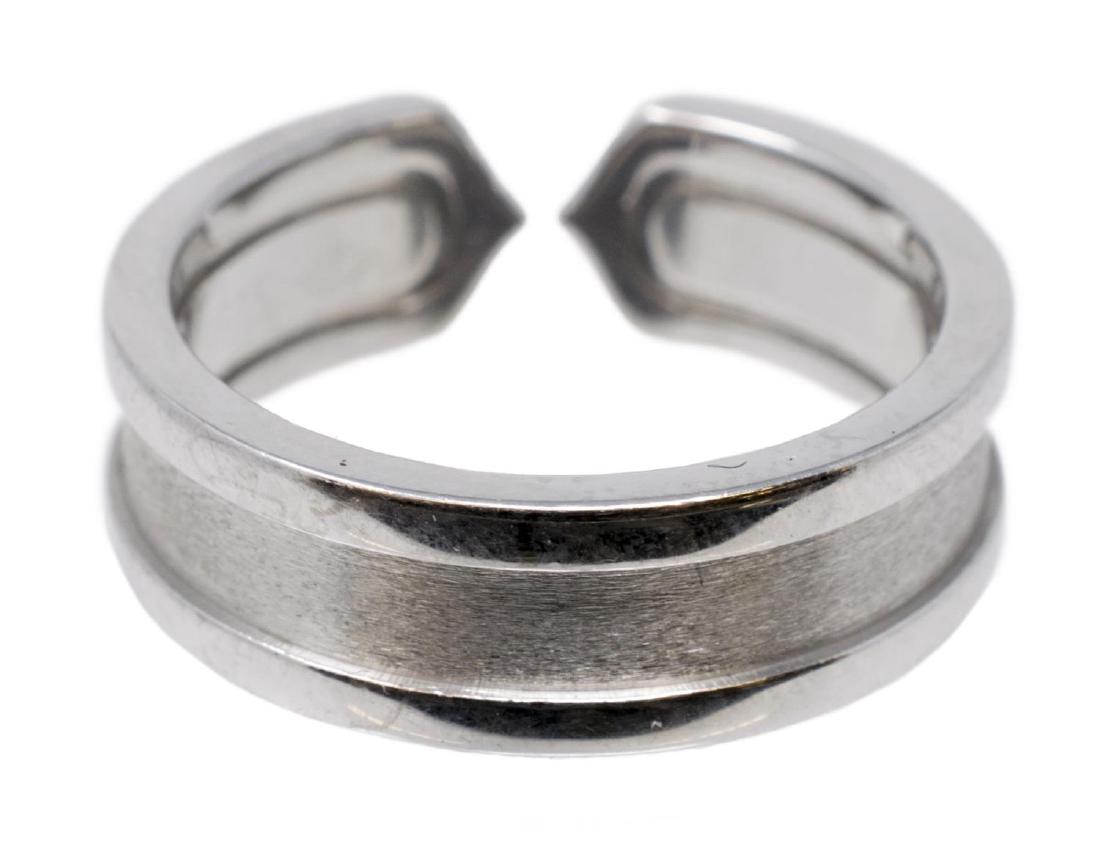 LADIES CARTIER "C2" 18K WHITE GOLD RING (1 of 2)