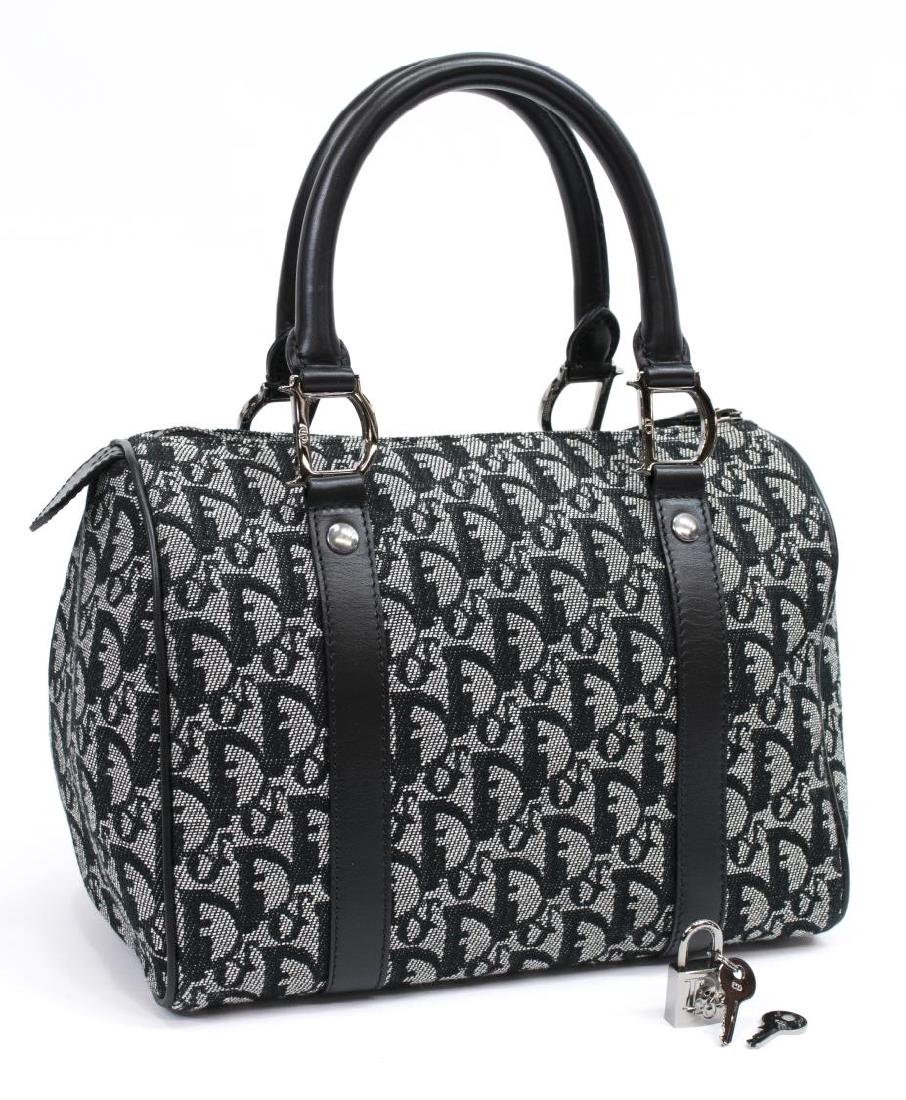 DIOR 'BOSTON' DIORISSIMO MONOGRAMMED HANDBAG (1 of 6)