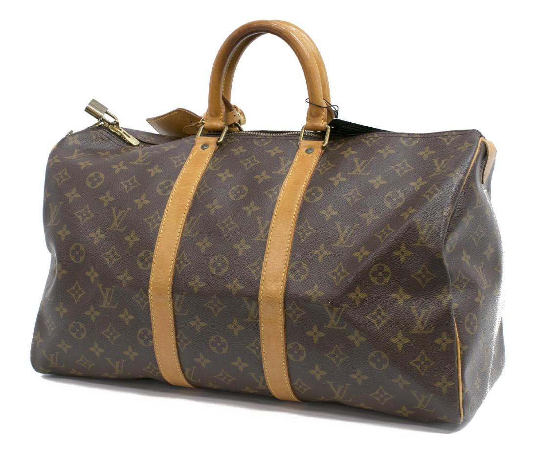 LOUIS VUITTON 'KEEPALL 45' MONOGRAM DUFFEL BAG (1 of 4)