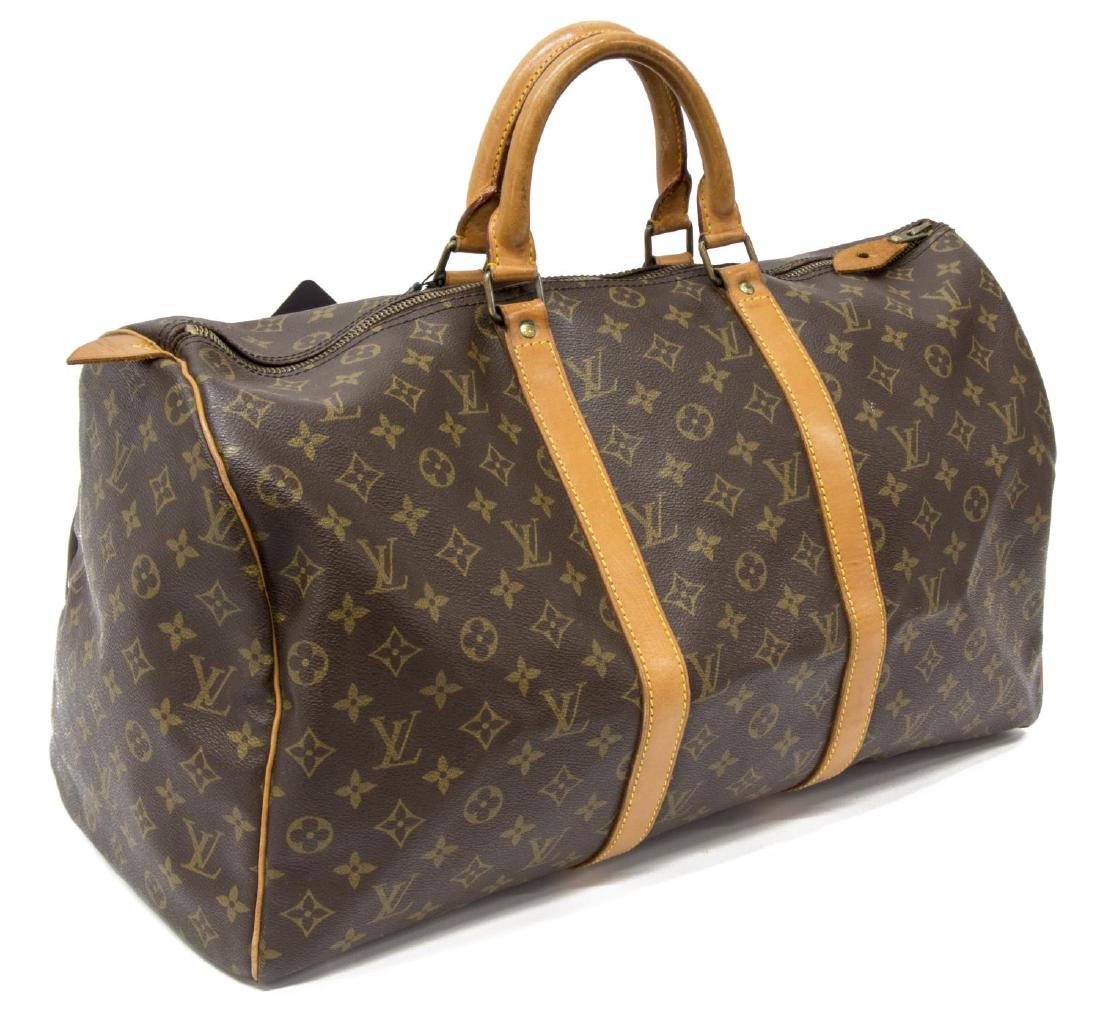 LOUIS VUITTON 'KEEPALL 50' MONOGRAM DUFFEL BAG (1 of 4)