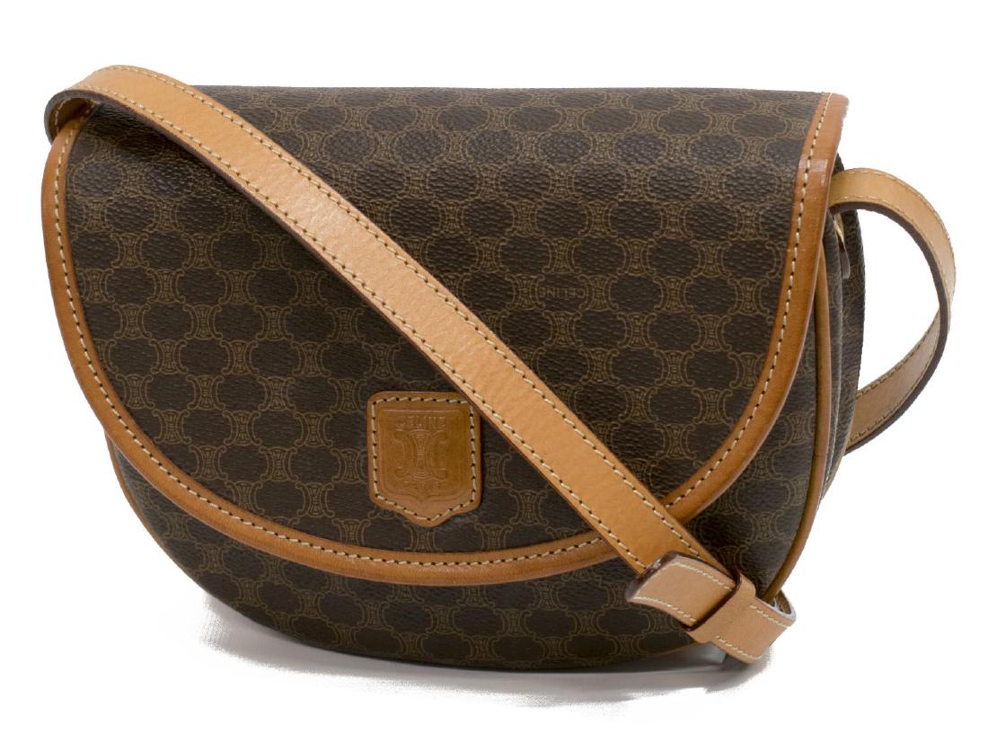 CELINE MACADAM COATED CANVAS SLING BAG (1 of 4)