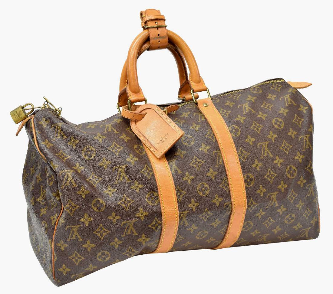 LOUIS VUITTON 'KEEPALL 45' MONOGRAM CANVAS DUFFEL (1 of 4)
