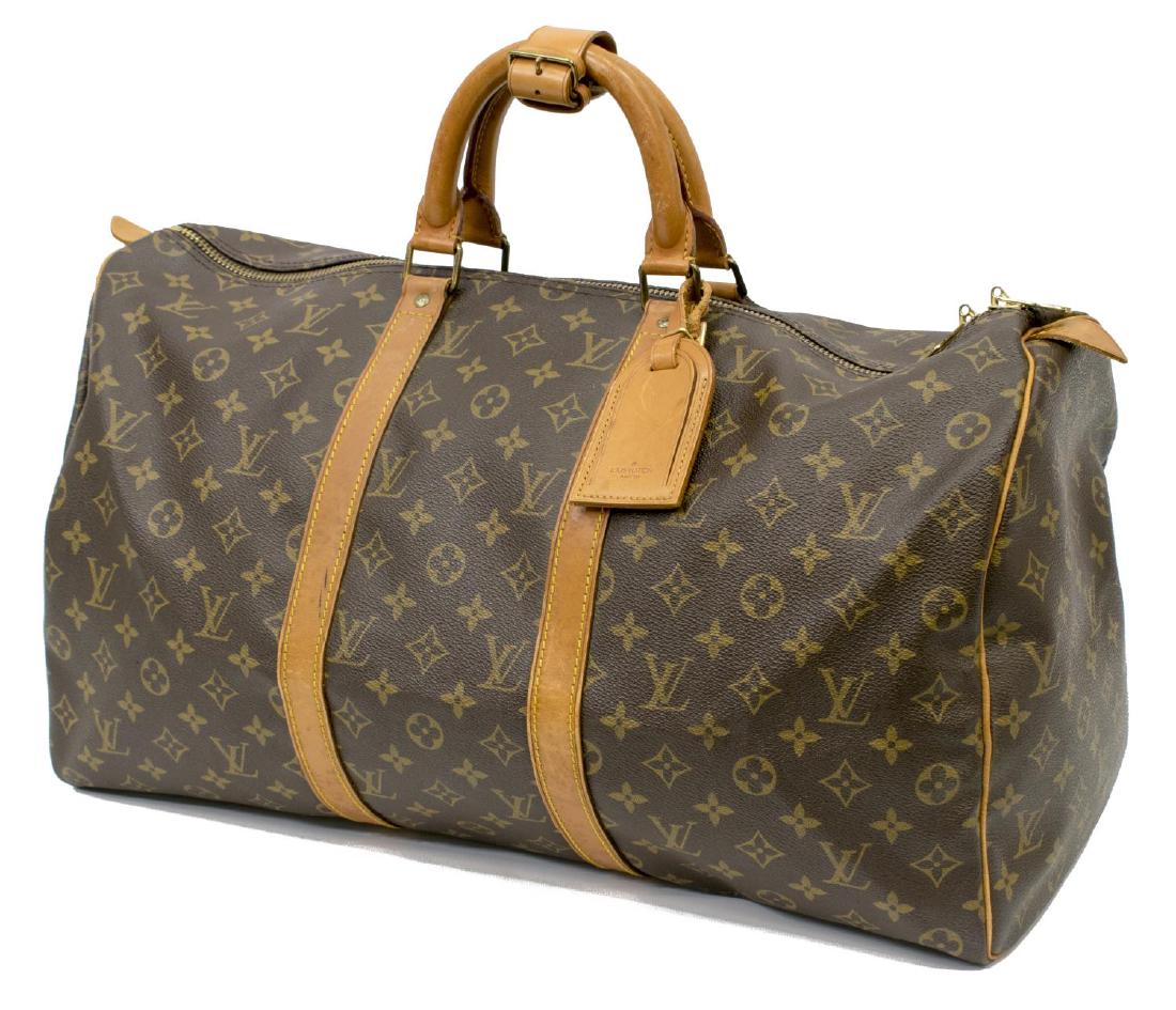 LOUIS VUITTON 'KEEPALL 50' MONOGRAM DUFFEL BAG (1 of 4)