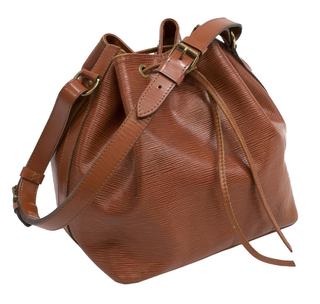 LOUIS VUITTON 'NOE PM' BROWN EPILEATHER BUCKET BAG (1 of 5)