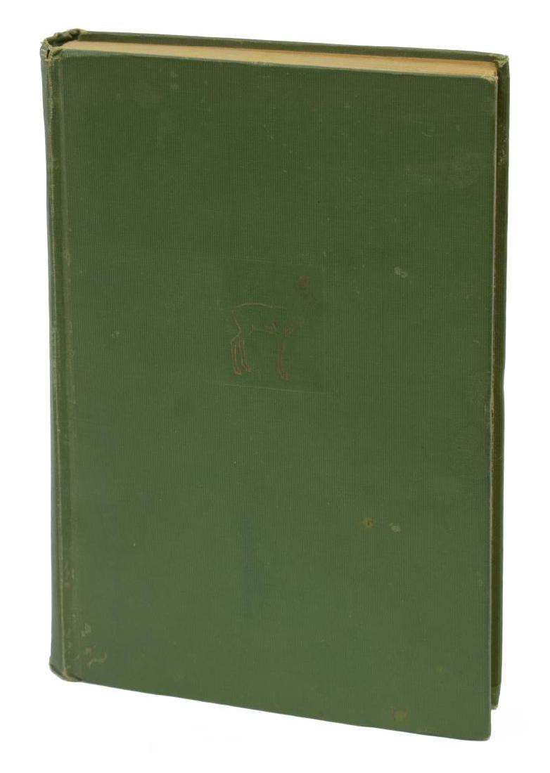 BOOK: "BAMBI", FIRST AMERICAN PRINTING, 1928: Book: "Bambi", Felix Salten, Austria (1923), the "First Printing in America, July, 1928", copyright 1928 by Simon and Schuster, New York, translated by Whittaker Chambers, illustrations by Kurt Wiese,