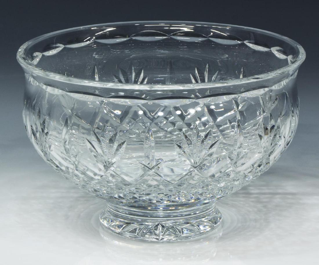 WATERFORD CRYSTAL 'KILLARNEY' FOOTED PEDESTAL BOWL