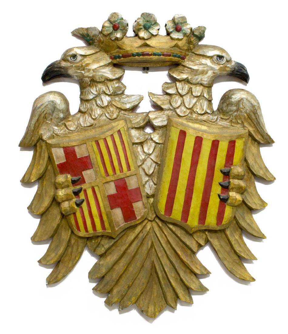 BARCELONA & CATALONIA 2-HEADED EAGLE COAT OF ARMS (1 of 3)