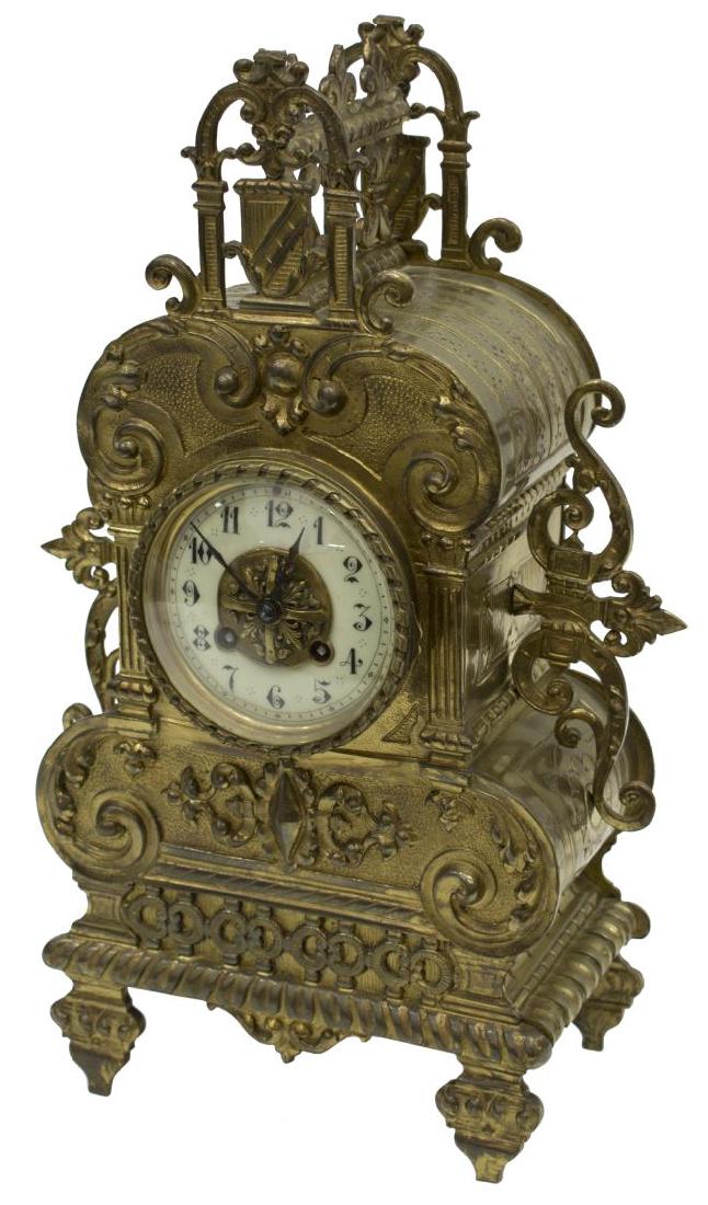 FRENCH LOUIS XV STYLE VINCENTI & CIE MANTLE CLOCK (1 of 4)