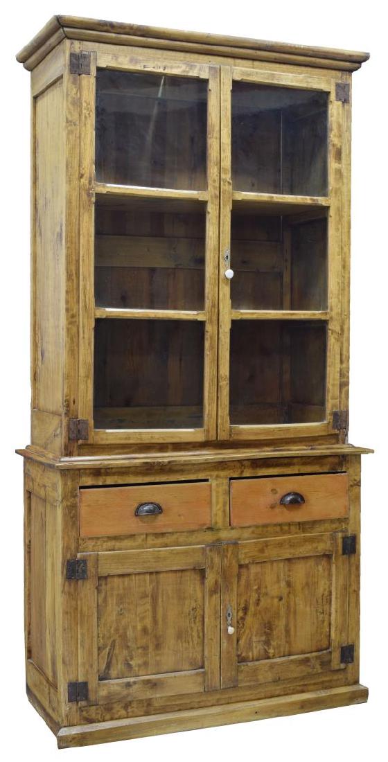 SPANISH PROVINCIAL PINE CABINET, EARLY 19TH C. (1 of 3)
