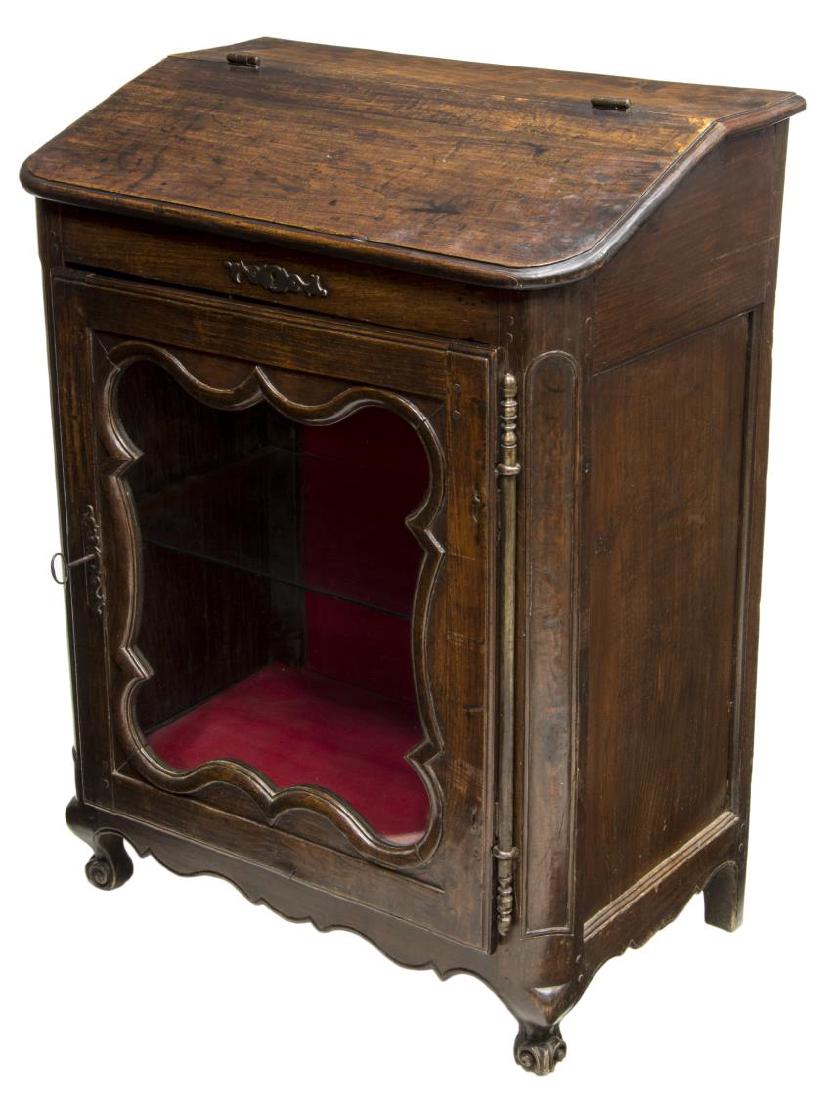 FRENCH OAK CONFITURIER CABINET, EARLY 19TH C. (1 of 4)