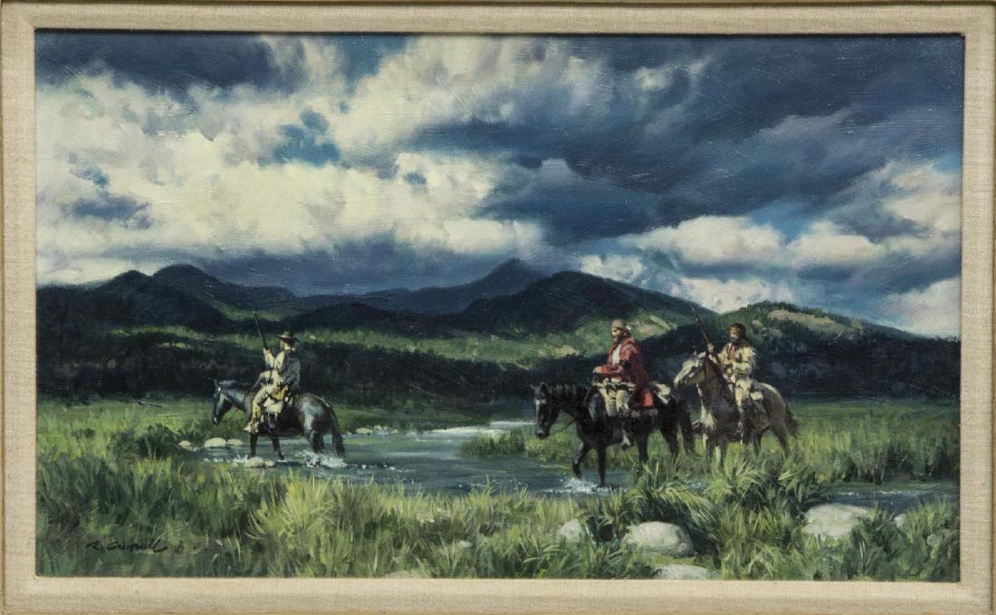 ROY GRINELL (B. 1933), THE MOUNTAIN MEN (1 of 4)