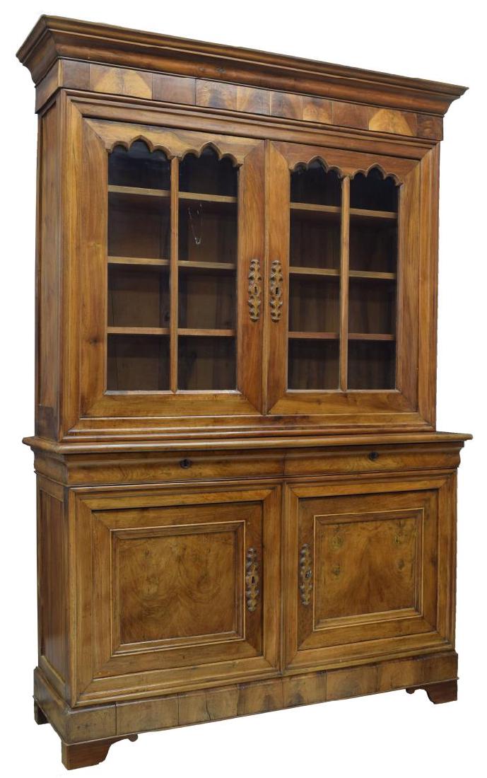 FRENCH LOUIS PHILIPPE WALNUT DEUX CORPS SIDEBOARD (1 of 4)