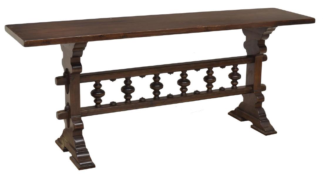 BARCELONA BAROQUE-STYLE OAK CONSOLE TABLE (1 of 3)