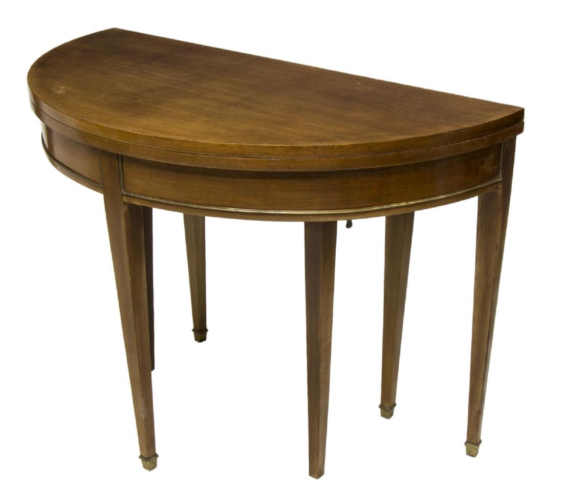 FRENCH CONVERTIBLE DEMILUNE TABLE (1 of 4)