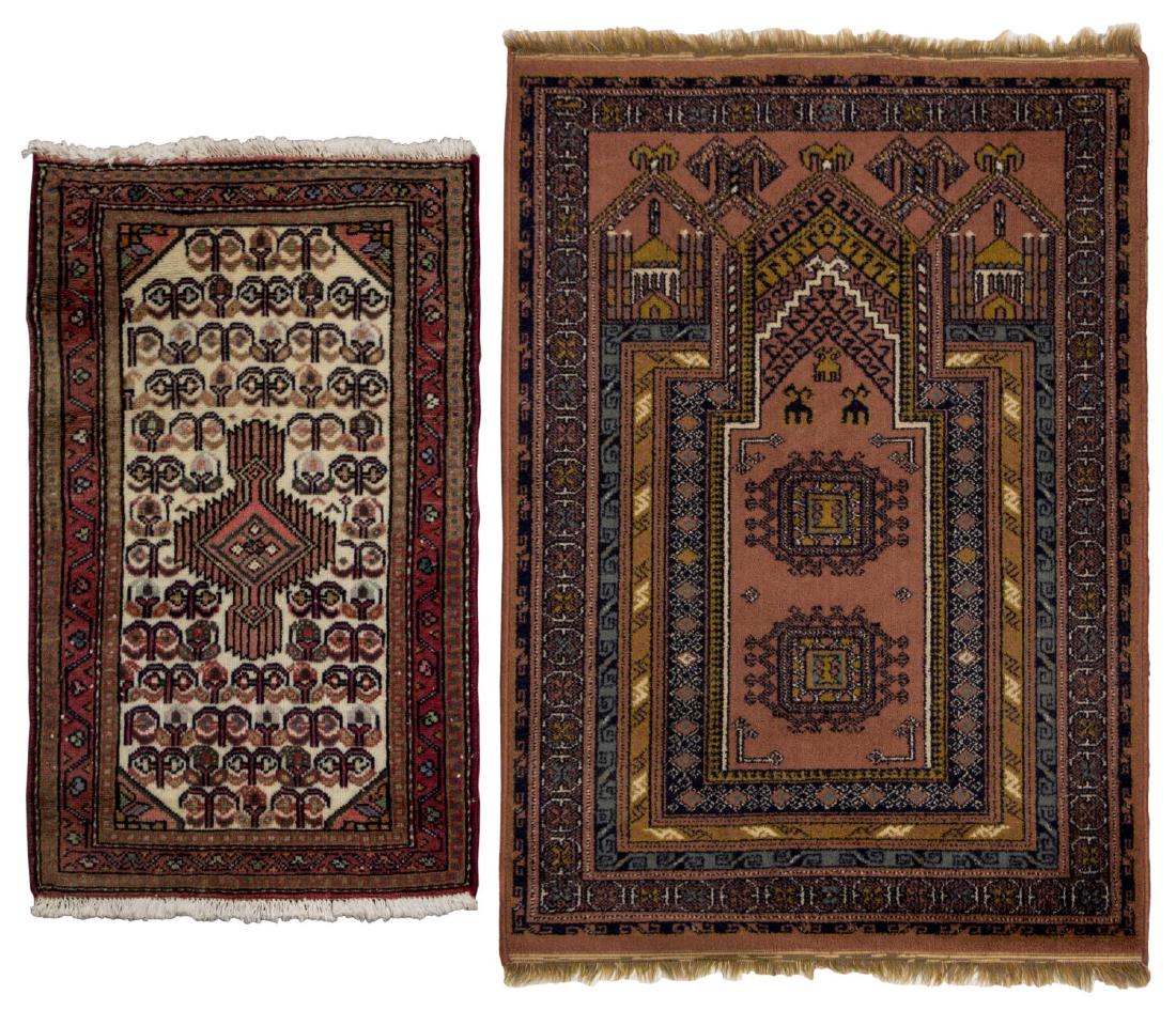 (2) HAND WOVEN WOOL RUGS (1 of 5)