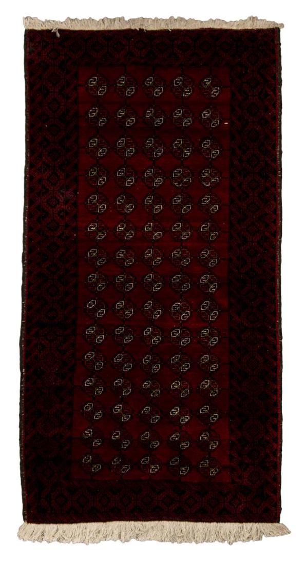 TEKKE TURKOMAN WOOL RUG, 3'6" X 6'5" (1 of 2)