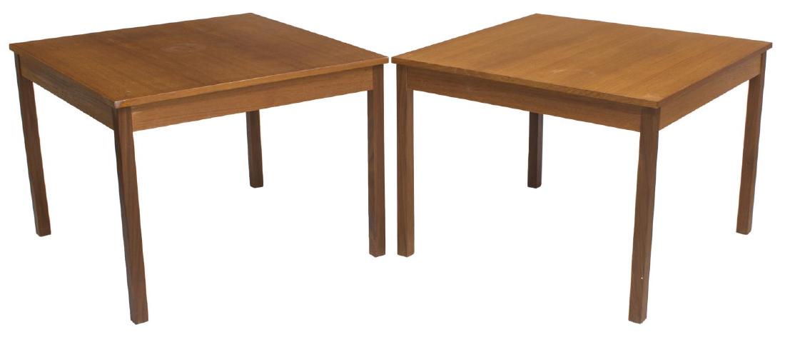 (2) DOMINO MOBLER DANISH MODERN TEAK SIDE TABLES (1 of 3)