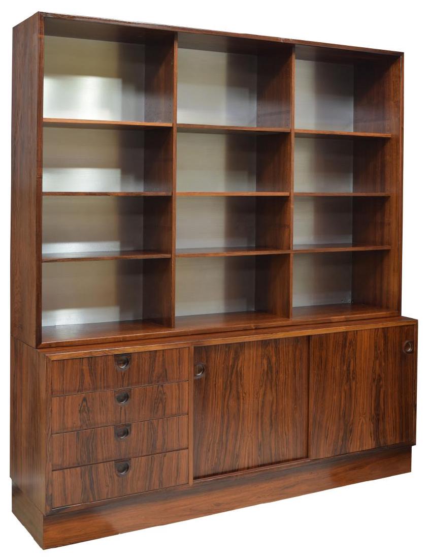 DANISH MID-CENTURY MODERN ROSEWOOD BOOKCASE (1 of 2)