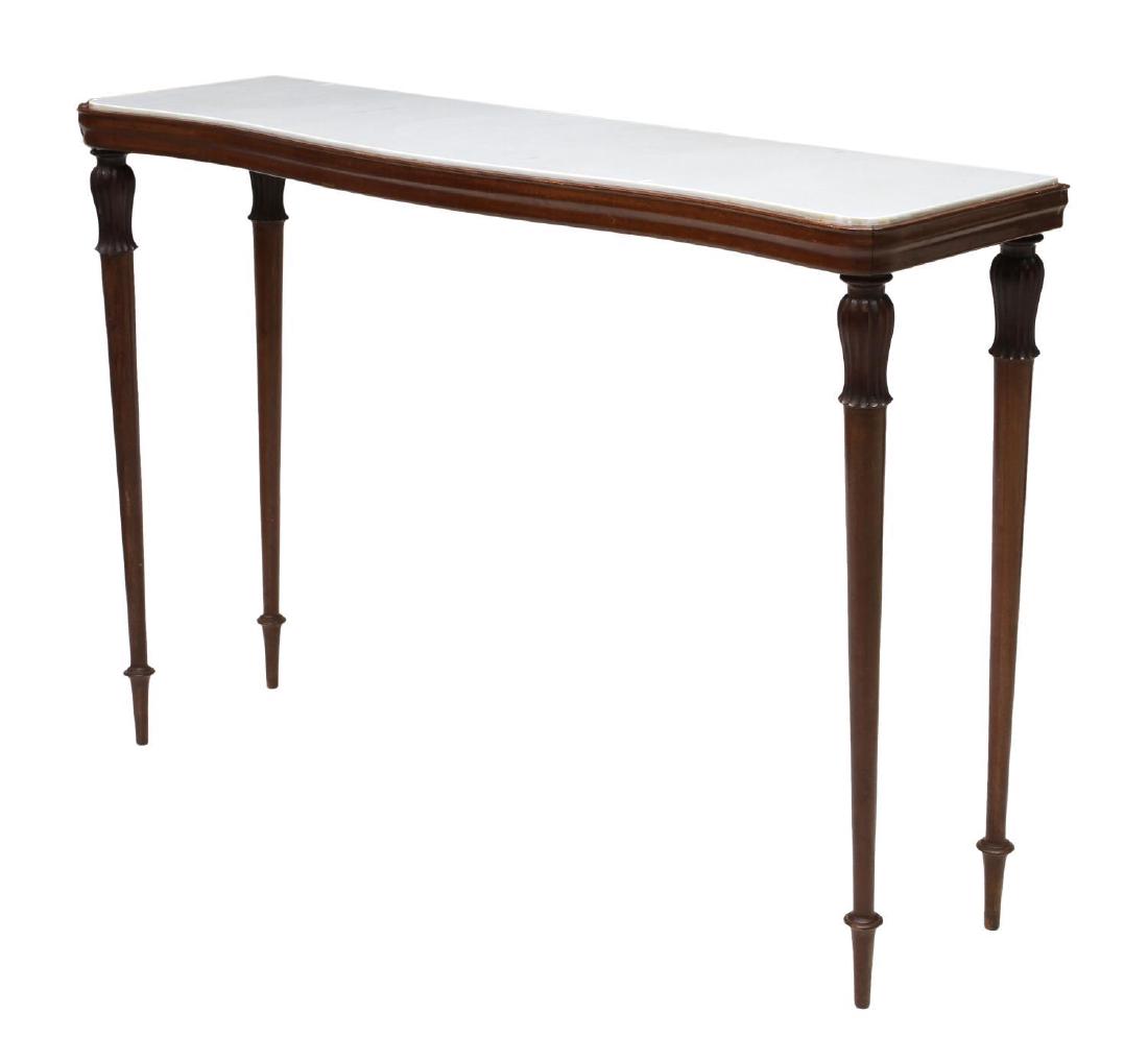 ITALIAN MID-CENTURY MODERN MARBLE TOP CONSOLE (1 of 4)