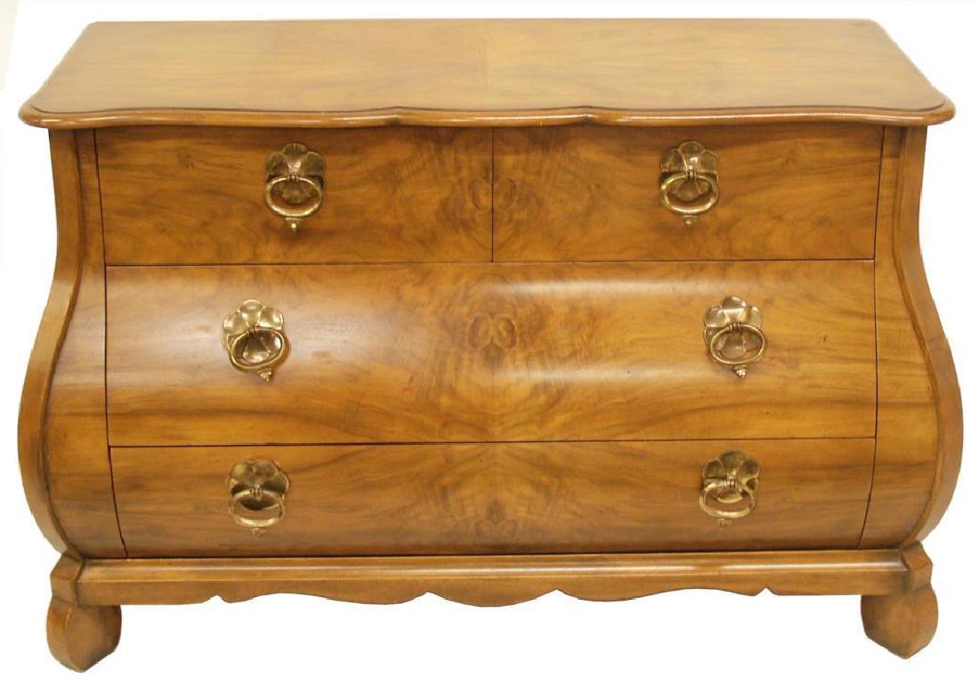 BAKER FURNITURE FOUR DRAWER BOMBE CHEST (1 of 3)