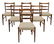 (6) DANISH MID-CENTURY MODERN ROSEWOOD SIDE CHAIRS