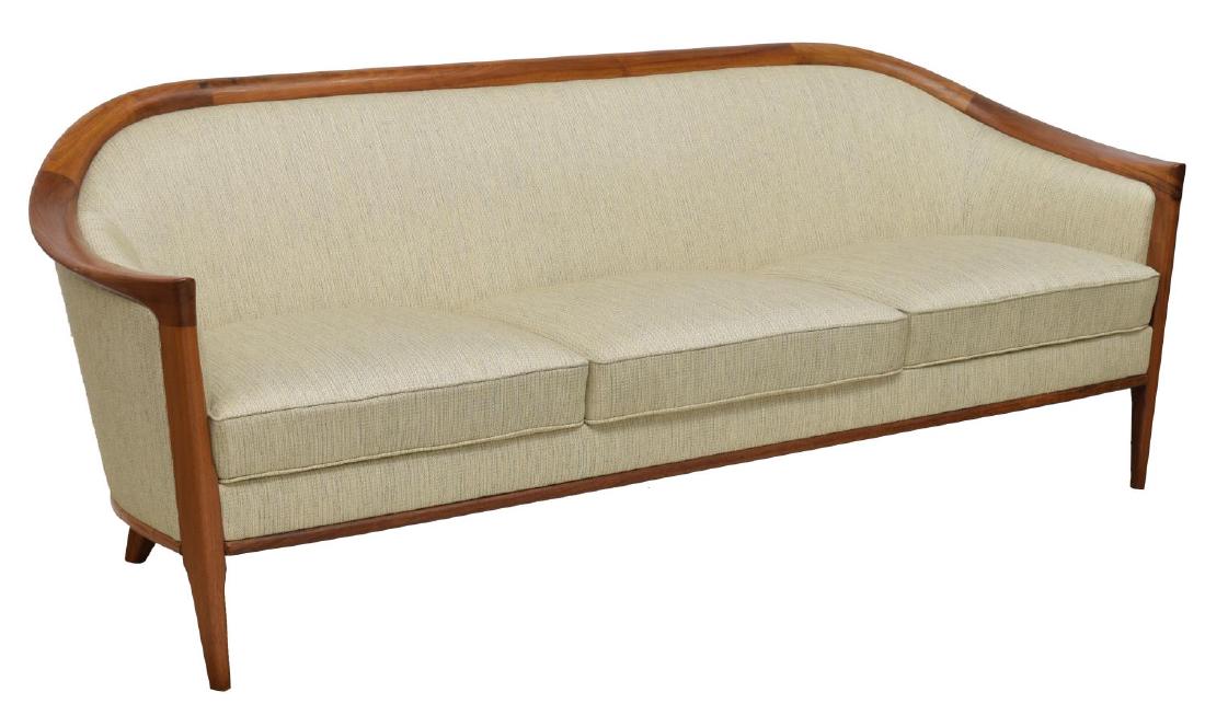 DANISH MID-CENTURY MODERN TEAKWOOD 3-SEAT SOFA (1 of 3)