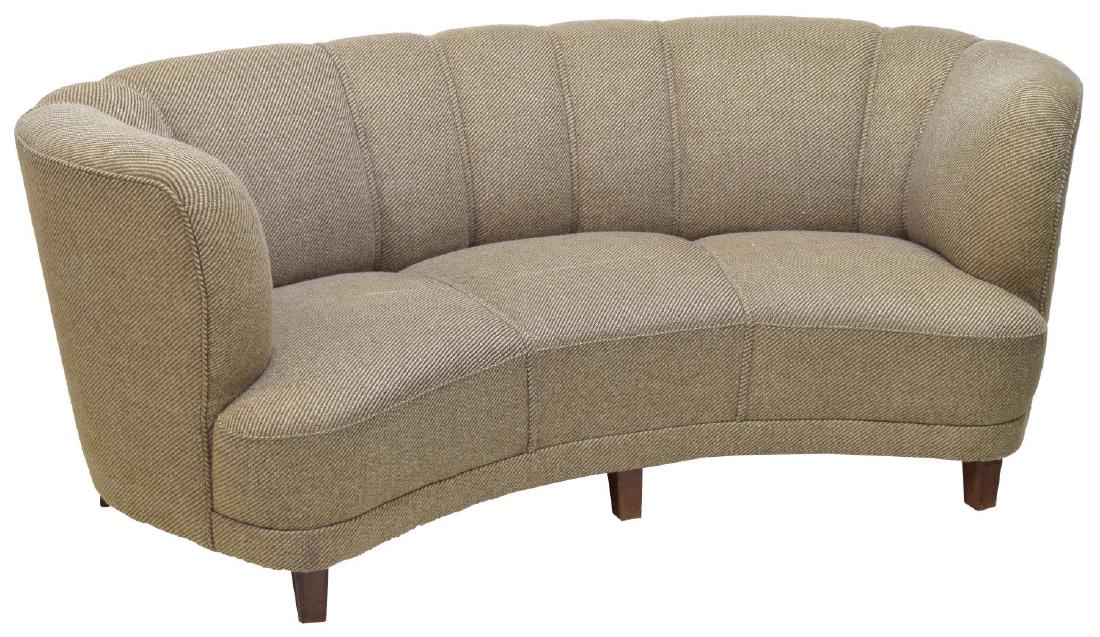 DANISH MID-CENTURY MODERN BANANA SHAPED SOFA (1 of 3)