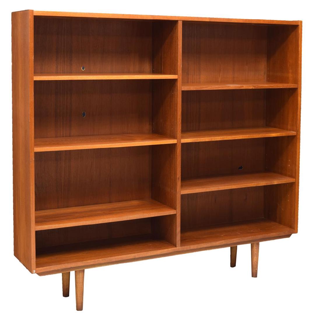 DANISH MID-CENTURY MODERN TEAKWOOD BOOKCASE (1 of 2)