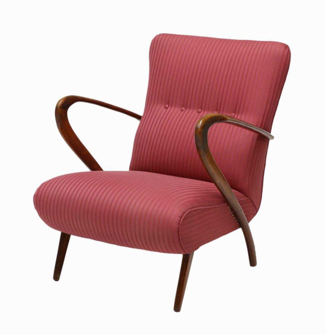 ITALIAN MID-CENTURY MODERN ARM CHAIR, 1940'S (1 of 3)