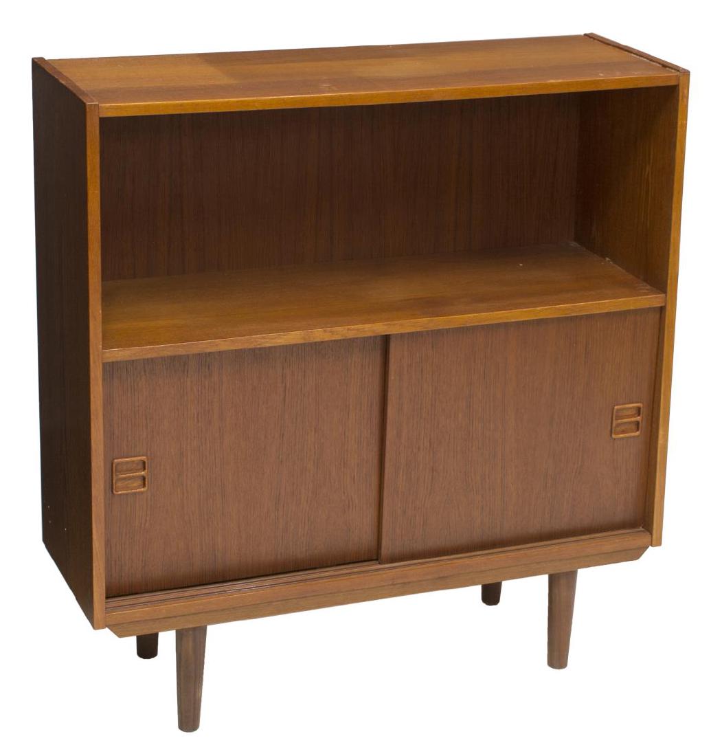 DANISH MID-CENTURY MODERN TEAK BOOKCASE SHELF (1 of 2)