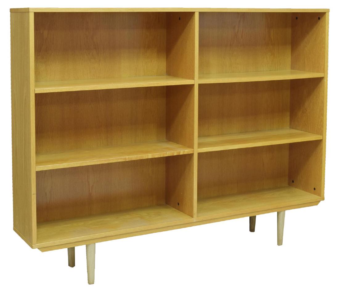 DANISH MID-CENTURY MODERN OAK BOOKCASE (1 of 2)