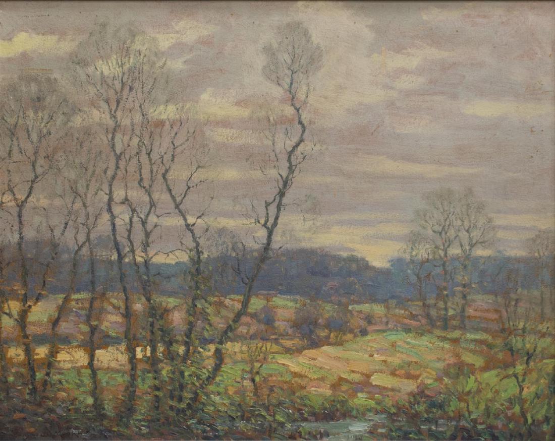 BENSON BOND MOORE (1882-1974) FRAMED OIL PAINTING (1 of 4)