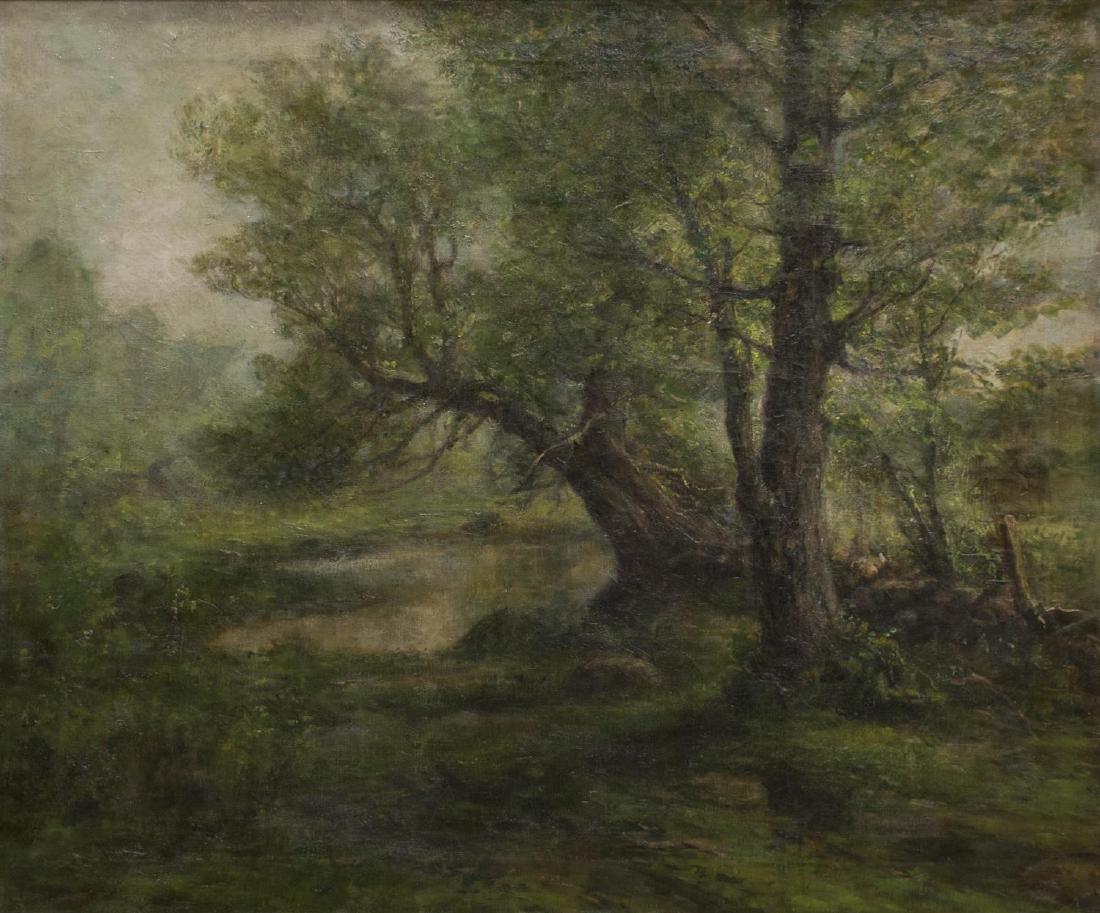 HENRY HAMMOND AHL (D.1953) OIL PAINTING LANDSCAPE (1 of 4)