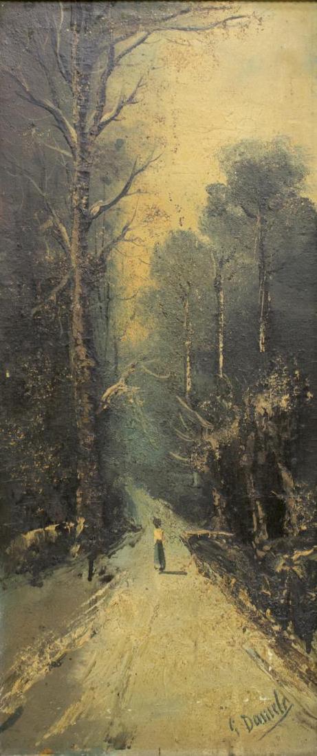 GIUSEPPE DANIELI (ATTRIB.) FRAMED OIL PAINTING (1 of 4)