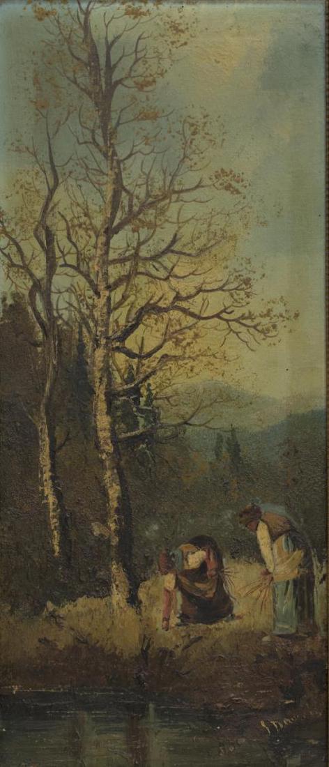 GIUSEPPE DANIELI (ATTRIB.) FRAMED OIL PAINTING (1 of 4)