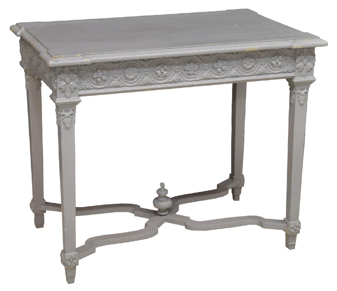 ITALIAN LOUIS XVI PAINTED SIDE TABLE (1 of 2)