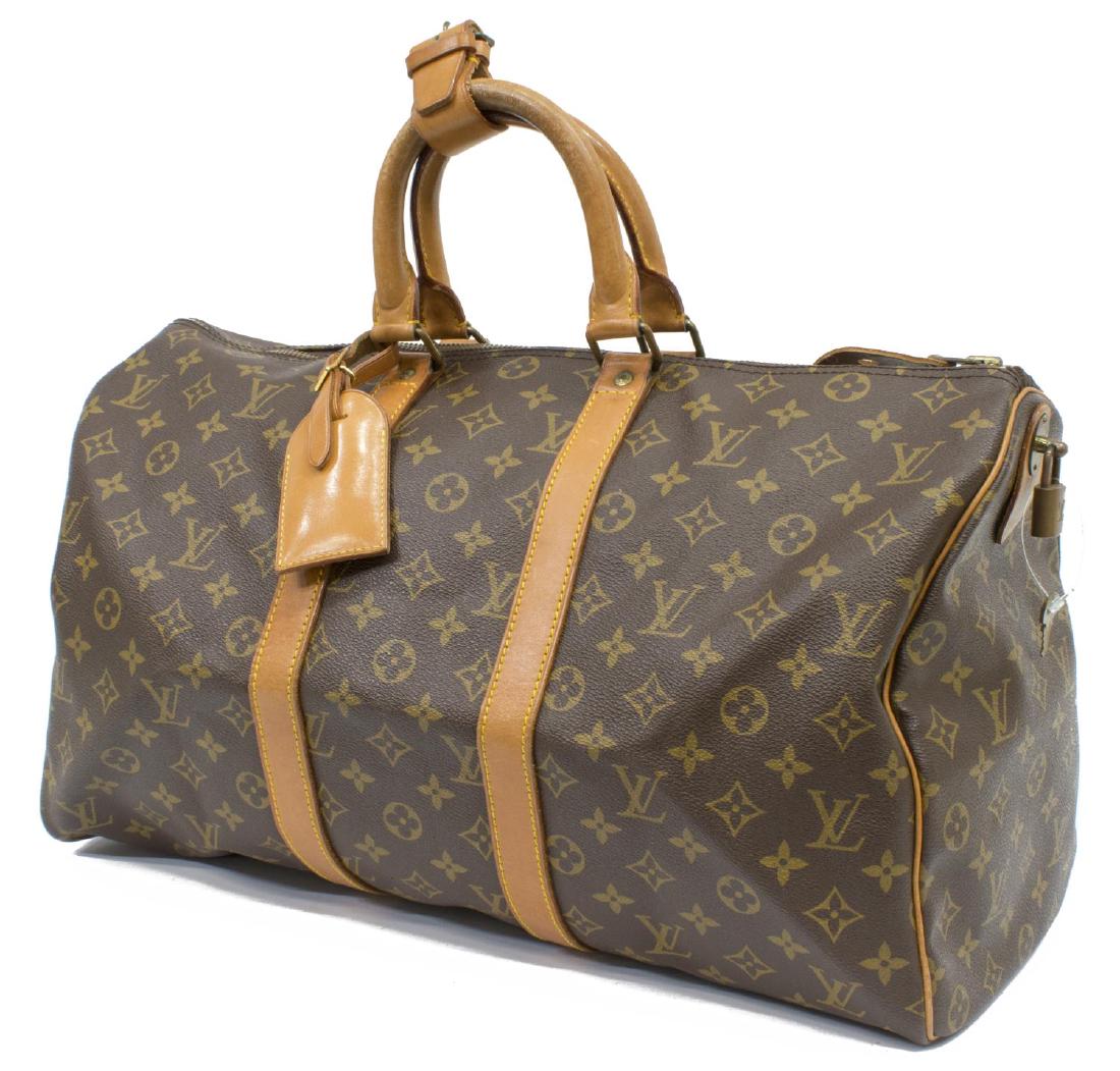 LOUIS VUITTON 'KEEPALL 45' MONOGRAM CANVAS BAG (1 of 4)